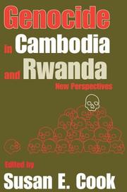 Cover of: Genocide in Cambodia and Rwanda by Susan E. Cook
