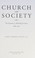 Cover of: The church and society