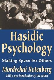 Cover of: Hasidic Psychology: Making Space for Others