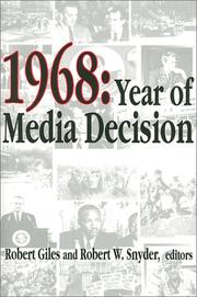 Cover of: 1968 by Giles, Robert H., Robert W. Snyder, Robert W. Snyder