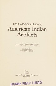 Cover of: The collector's guide to American Indian artifacts by Lloyd Harnishfeger