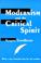 Cover of: Modernism and the critical spirit