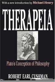 Cover of: Therapeia: Plato's Conception of Philosophy (Library of Conservative Thought)