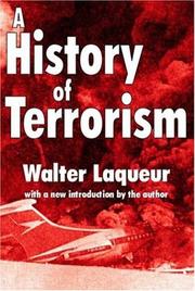 Cover of: A History of Terrorism