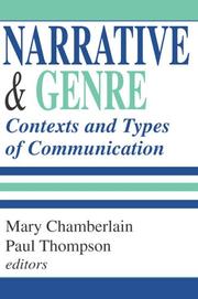 Cover of: Narrative and Genre by 