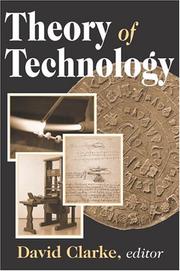 Cover of: Theory of Technology