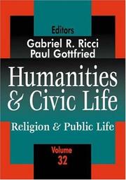 Cover of: Humanities and Civic Life (Religion and Public Life, Volume 32)