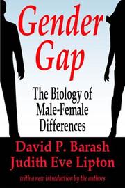 Cover of: Gender gap: the biology of male-female differences