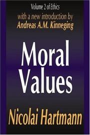Cover of: Moral Values (Ethics, Vol. 2)