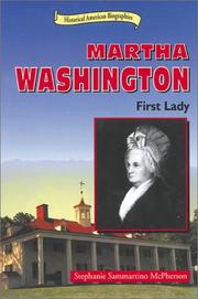 Cover of: Martha Washington: first lady