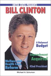 Cover of: Bill Clinton by Michael A. Schuman