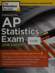 Cover of: Cracking the AP statistics exam by Princeton Review (Firm)