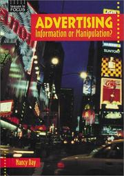 Cover of: Advertising: information or manipulation?