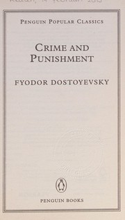 Cover of: Crime and Punishment