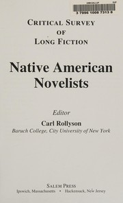 Cover of: Critical Survey of Long Fiction: Native American Novelists