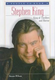 Cover of: Stephen King: king of thrillers and horror