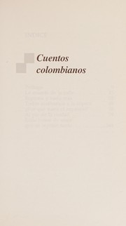 Cover of: Cuentos colombianos: Antologia