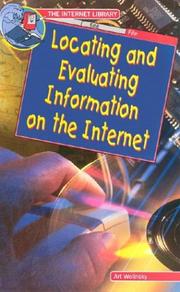 Cover of: Locating and evaluating information on the Internet