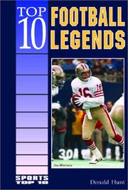 Cover of: Top 10 football legends by Hunt, Donald
