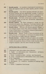 Decameron. L'Autore e l'Opera, Riassunto delle Novelle, Antologia delle Critica. by Renato Fabietti
