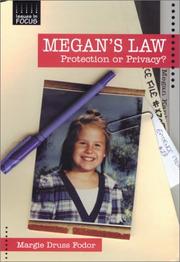 Cover of: Megan's Law by Margie Druss Fodor
