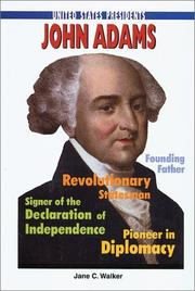 Cover of: John Adams by Jane C. Walker