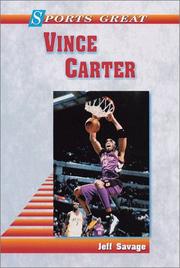 Cover of: Sports Great Vince Carter (Sports Great Books)