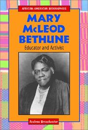 Mary McLeod Bethune by Andrea Broadwater