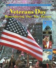 Cover of: Veterans Day--remembering our war heroes
