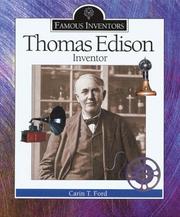 Cover of: Thomas Edison: Inventor (Famous Inventors)