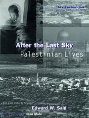 Cover of: After the Last Sky by Edward W. Said, Edward W. Said