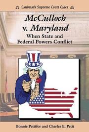 Cover of: McCulloch v. Maryland by Bonnie Pettifor