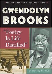 Cover of: Gwendolyn Brooks by Christine M. Hill