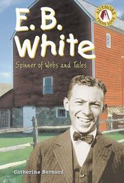 Cover of: E.B. White: spinner of webs and tales
