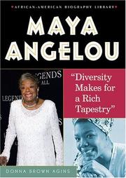 Cover of: Maya Angelou: "diversity makes for a rich tapestry"