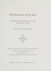 Cover of: The education of the Stoic by Fernando Pessoa