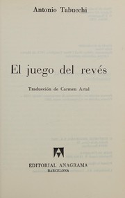 Cover of: El Juego del Reves