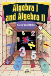 Cover of: Algebra I and Algebra II (Math Success)