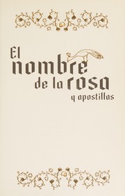 Cover of: El Nombre de la Rosa (edicion Especial)/ the Name of the Rose