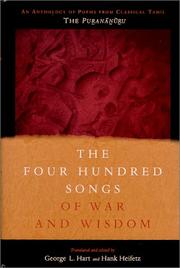 Cover of: The four hundred songs of war and wisdom by translated and edited by George L. Hart and Hank Heifetz.