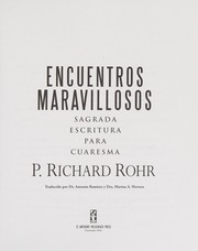 Cover of: Encuentros Maravillosos: Sagrada Escritura para Cuaresma