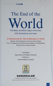 Cover of: The end of the world by Muḥammad ibn ʻAbd al-Raḥmān ʻArīfī