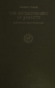 Cover of: The enthronement of Sabaoth: Jewish elements in gnostic creation myths
