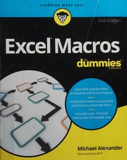 Cover of: Excel macros for dummies