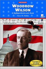 Cover of: Woodrow Wilson by Henry M. Holden