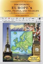 Cover of: Discovering Europe's land, people, and wildlife by Aileen Weintraub