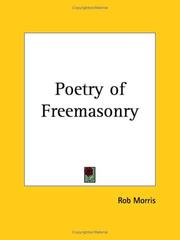 Cover of: Poetry of Freemasonry