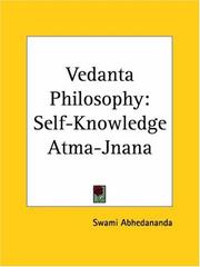 Cover of: Vedanta Philosophy by Abhedananda Swami