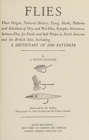 Cover of: Flies by J. Edson Leonard