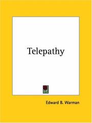 Cover of: Telepathy